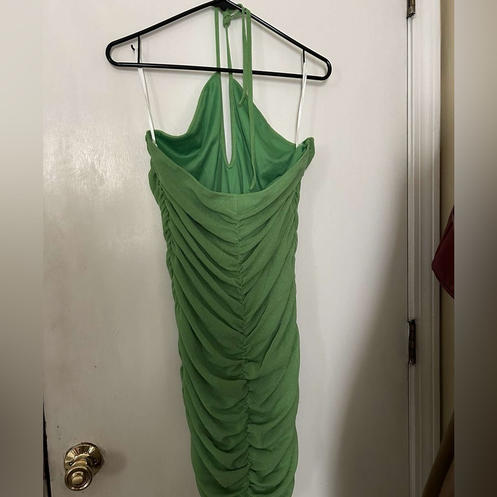 Halter Dress Green (SHEIN Curve)